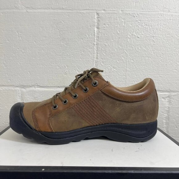 Keen 1247 SHTK Brown Leather Cycling Shoes Sneakers Men's Size 11 US/10 UK - Picture 6 of 11